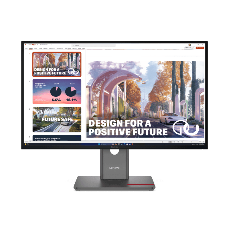 Monitor Lenovo ThinkVision P27QD-40 | 27" QHD 2560×1440 | IPS | PN: 64B3GAT2EU