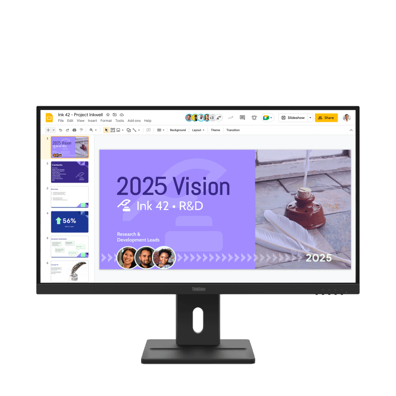 Monitor Lenovo ThinkVision E27Q-40 | 27" QHD 2560×1440 | IPS | PN: 64BDGAT4EU